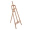 56" High Medium A-Frame Wood Easel, Lyre Style Studio Easel - Wooden Artists Floor Stand, Sturdy Beechwood, Adjustable Height To 43" Canvas - Painting, Drawing, Sign Display Holder